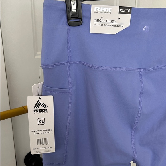 NWT RBX Lavender Cropped Leggings - Picture 3 of 3